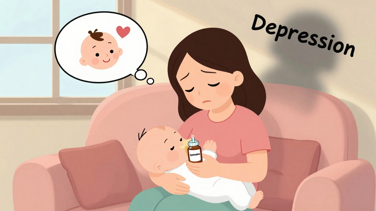 Postpartum Depression Treatment: Antidepressant Side Effects During Lactation