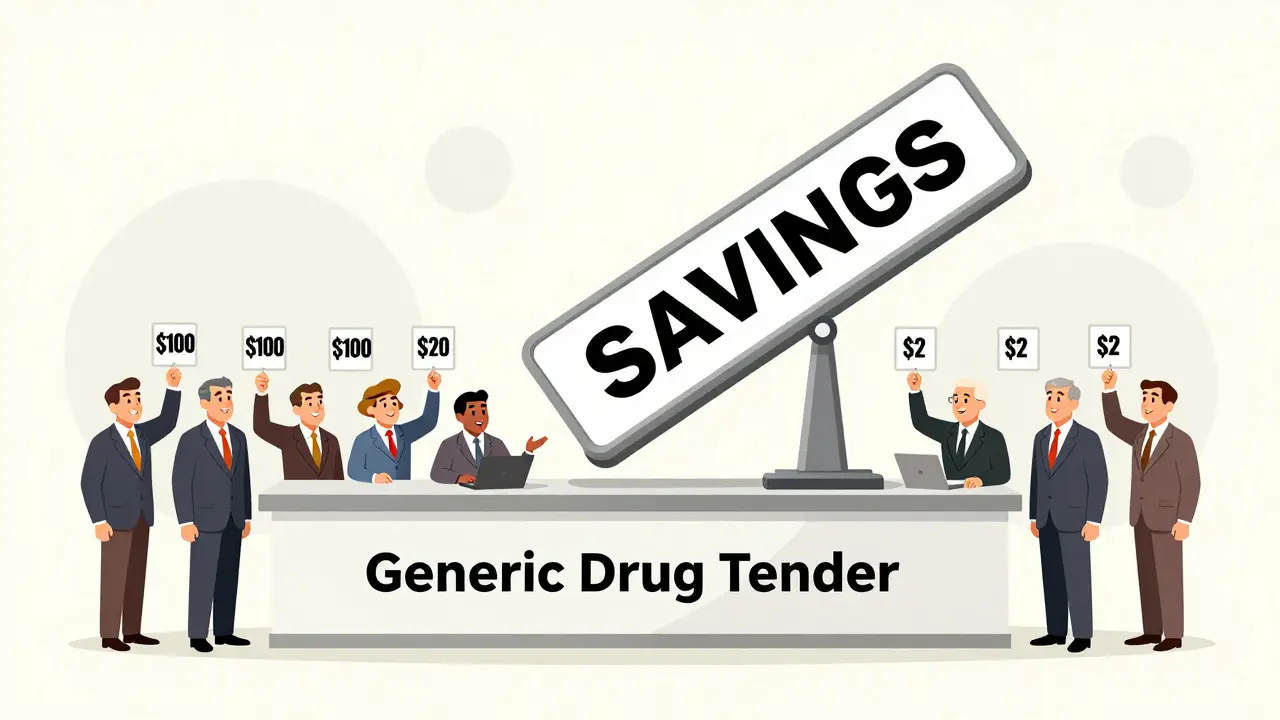 How Insurers Save Millions on Generic Drugs Through Bulk Buying and Tendering